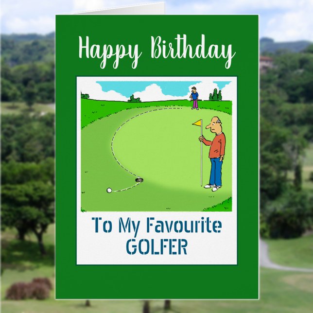 Joyeux golfeur d'anniversaire (Créateur téléchargé)