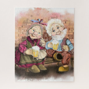 Joyeux grand-mère et grand-père Puzzle