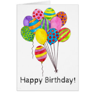 Joyeux groupe de ballons d'anniversaire