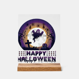 Joyeux Halloween Chauves-souris fantômes araignées