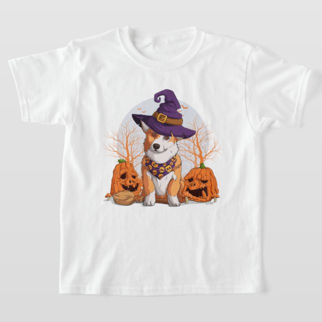 Joyeux Halloween | Chemise T-Shirt Chien Chien Chi (Poser)