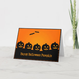 Joyeux Halloween Citrouille - Carte Halloween