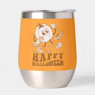 Joyeux Halloween Citrouille de points de Polka ré