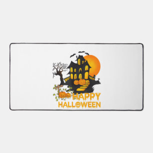 Joyeux Halloween Citrouille Squelettique Maison Ha