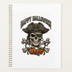 Joyeux Halloween Crâne de Pirate Os de Crâne Citro