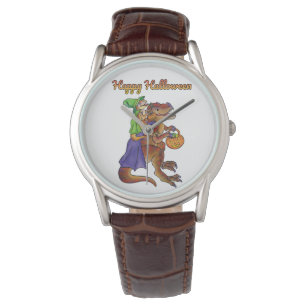Joyeux Halloween Dinosaur montre poignet