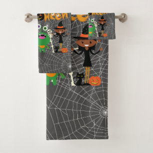 Joyeux Halloween Enfants mignonnes et Éffrayants