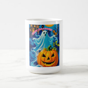 Joyeux Halloween Tasse Fantôme et Citrouille Effra
