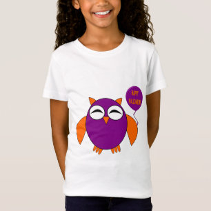 Joyeux hibou de fête d'Halloween enfants T-shirt