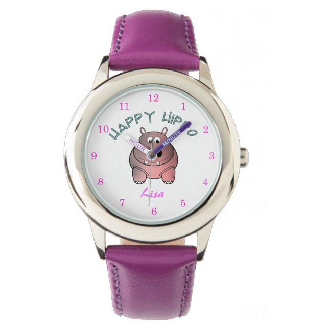 Joyeux hippo montre enfant (devant)