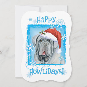 Joyeux Howlidays Carte de vacances Napolitan Masti
