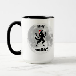 Joyeux Howlidays Funny Werewolf Coffee Mug