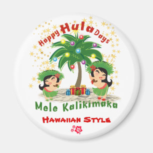 Joyeux Hula Days 3 Magnet