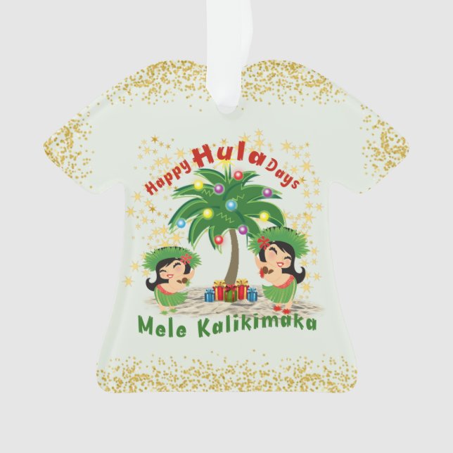 Joyeux Hula Days 3 Ornement de chemise (devant)