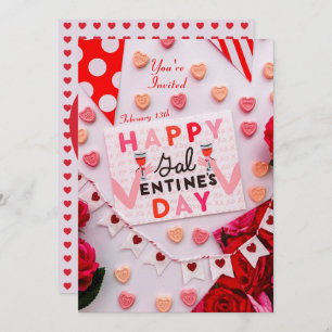 Joyeux Invitation de la fête de la Saint-Galentin