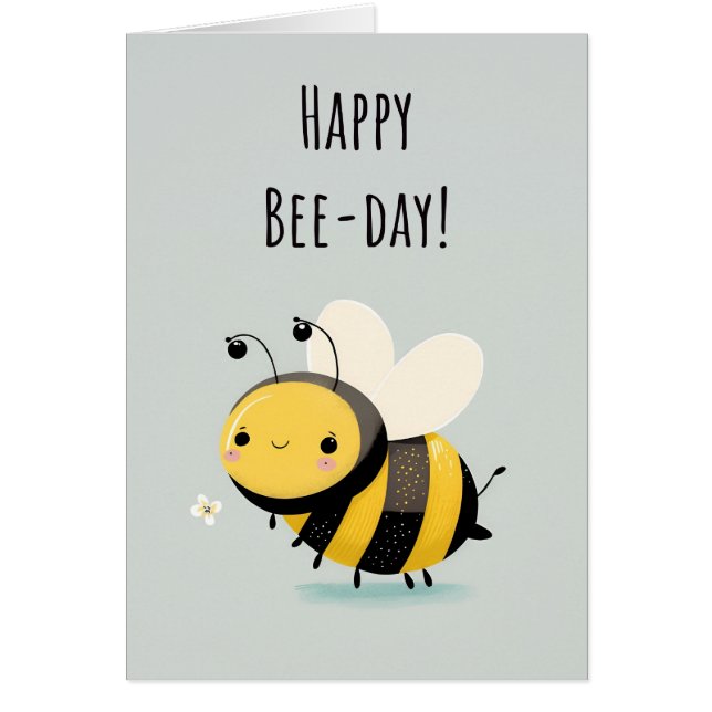 Joyeux Jour des abeilles | Carte d'anniversaire de (Devant)
