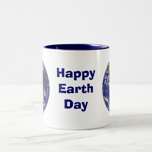 Joyeux Jour des terres Eart Art Mug (Centre)