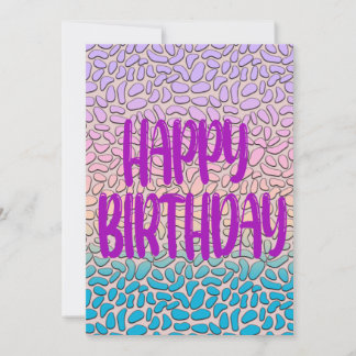 Joyeux Jour et Bonne Année Carte d'Anniversaire