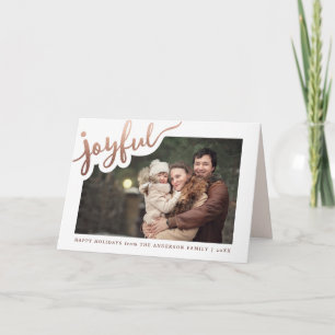 Joyeux   Joyeux Carte photo de vacances