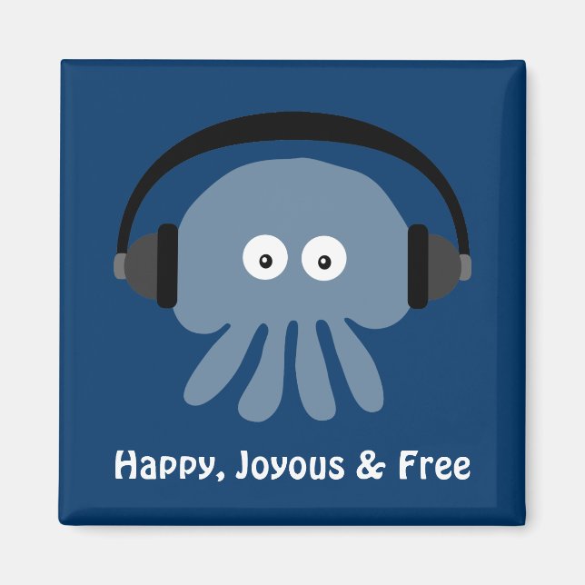 Joyeux Joyeux et aimants Jellyfish gratuits (Devant)