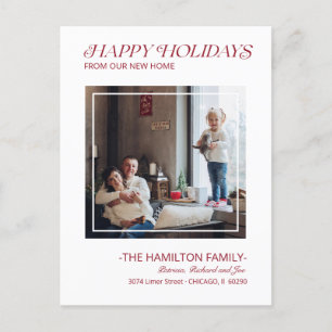 Joyeux Joyeux Jours Modernes Faire-part de déménag