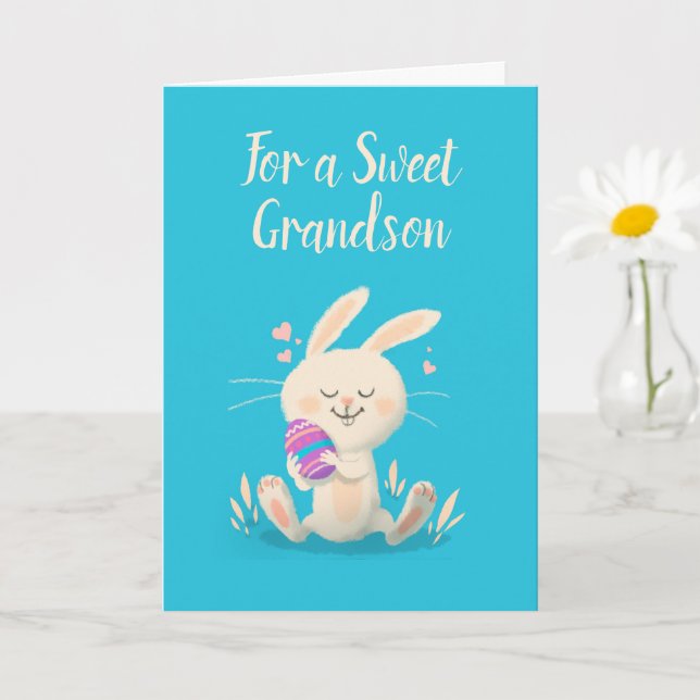 Joyeux Joyeux Joyeux OEuf de retenue de la carte d (Petite plante)