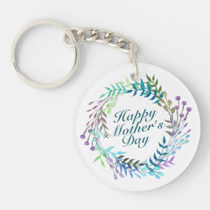 Joyeux Joyeux Porte - clé de la Fête des Mères Flo