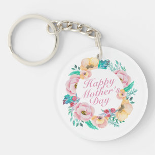 Joyeux Joyeux Porte - clé de la Fête des Mères Flo