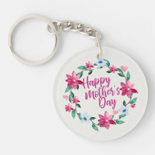 Joyeux Joyeux Porte - clé de la Fête des Mères Flo