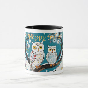 Joyeux jumeaux" Mug en céramique avec un design de