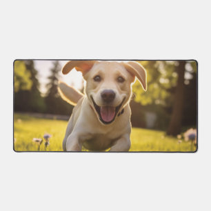 Joyeux Labrador Puppy Running