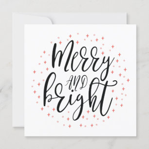 Joyeux & Lumineux   Carte de vœux de Noël
