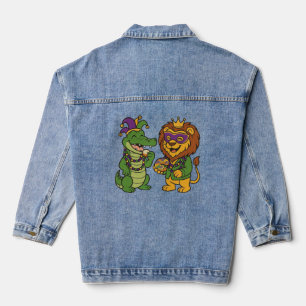 Joyeux Mardi Gras Alligator & Lion