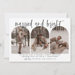 Joyeux Marié Nouvelle Carte de Noël Moderne
