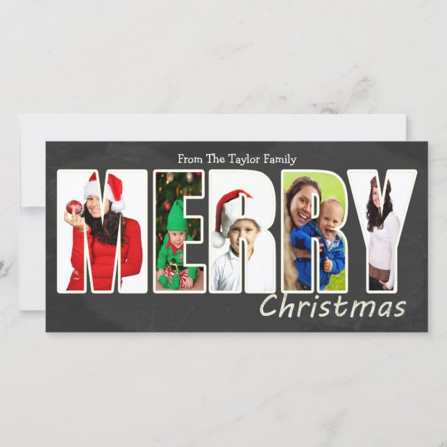 Joyeux Modèle photo de tableau de bord Noël (Devant)