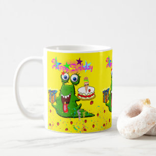 Joyeux Monster de Mug Anniversaire