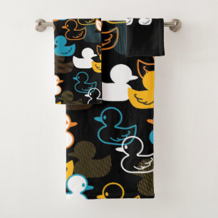 Joyeux Motif nager une patte de canards