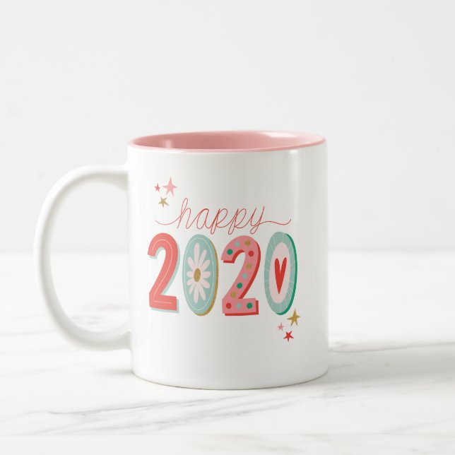 Joyeux Mug du Nouvel An 2020 (Gauche)
