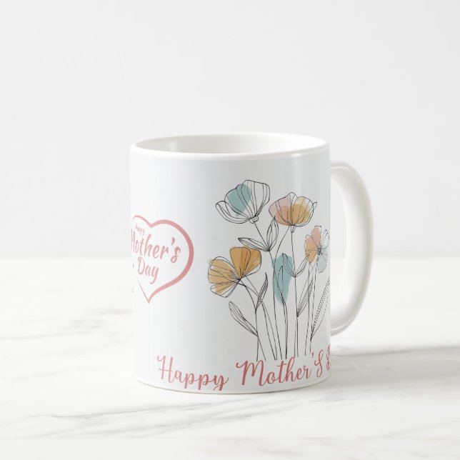 Joyeux Mugs & Tasses de la Fête des Mères (Devant droit)