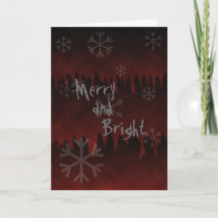 Joyeux N Flocon De Neige Lumineux En Enfer Carte D