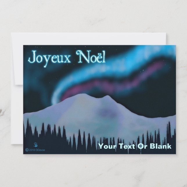 Joyeux Noё l - Blue Aurora (Vorderseite)