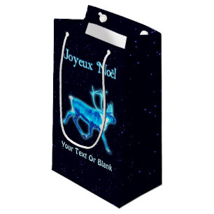Joyeux Noё l - Blue Caribbean (Reindeer) Kleine Geschenktüte