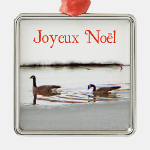 Joyeux Noё l - Honkers - Kanada - Geese Ornament Aus Metall