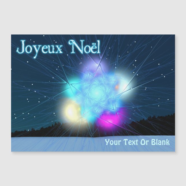 Joyeux Noё l - Jack Frost Magnetkarte (Vorderseite)