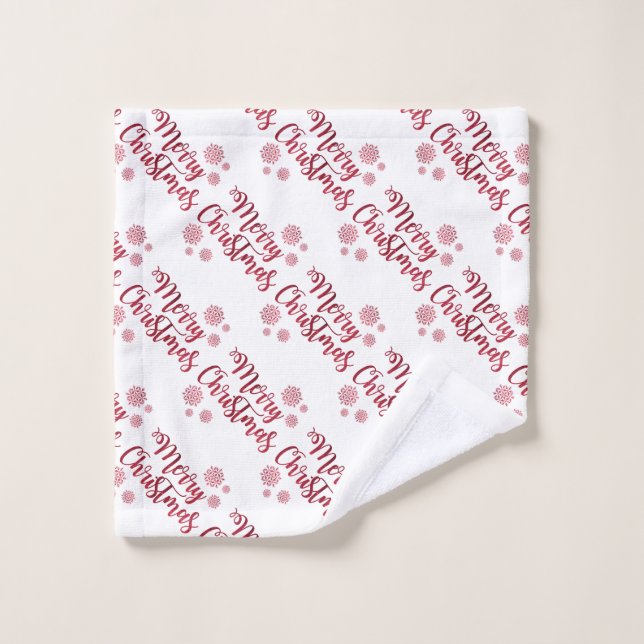 Joyeux Noël (Gant de toilette)