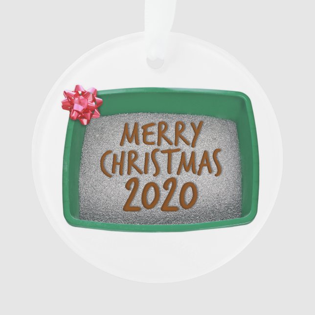 Joyeux Noël 2020 Cat Litter Box Humour (devant)