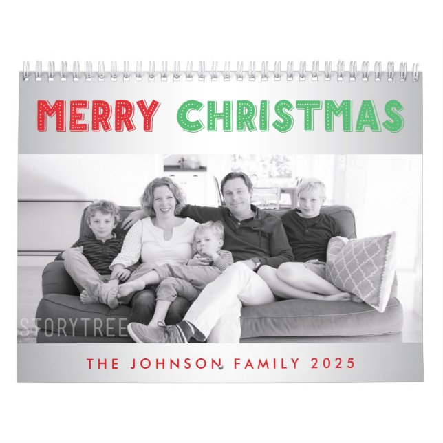 Joyeux Noël 2025 Calendrier photo (Protection)