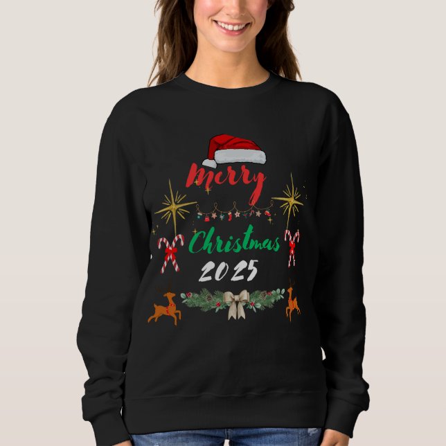 🎄 Joyeux Noël 2025 Sweatshirt - (Devant)