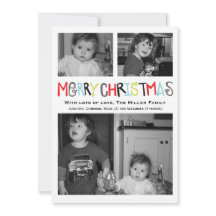 Joyeux Noël 3 photo Carte de vacances