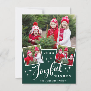 Joyeux Noël 3 PHOTO Carte de voeux de Noël